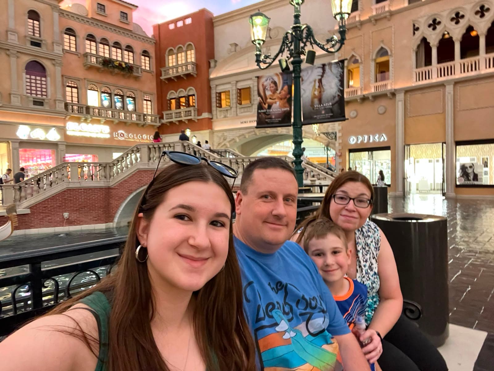 Jason Graveline with his family.